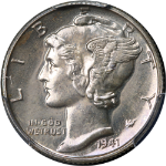 1941 Mercury Dime Proof PCGS PR67 Nice Eye Appeal Strong Strike