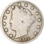 1912-S Liberty V Nickel - Choice+