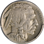 1924-S Buffalo Nickel PCGS VF35 Great Eye Appeal Nice Strike