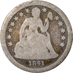 1841-O Seated Liberty Dime