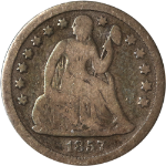 1857-O Seated Liberty Dime