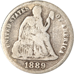 1889-P Seated Liberty Dime