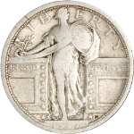 1917-S Type 1 Standing Liberty Quarter