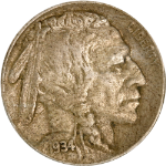 1934-D Buffalo Nickel