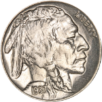 1937-D Buffalo Nickel - GEMMY