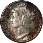 1934-P Mercury Dime PCGS MS66 FB Decent Eye Appeal Strong Strike