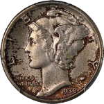 1938-P Mercury Dime PCGS MS67 Decent Eye Appeal Nice Strike