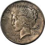 1921 Peace Dollar High Relief PCGS MS63 Key Date Nice Eye Appeal Strong Strike