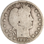 1895-P Barber Quarter