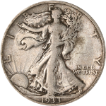 1933-S Walking Liberty Half