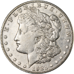 1921-S Morgan Silver Dollar - VAM 6B 'Missing S'