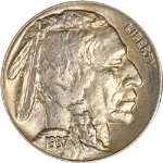 1937-P Buffalo Nickel