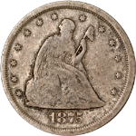 1875-S Twenty (20) Cent Piece