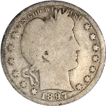 1897-S Barber Quarter