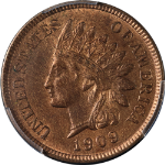 1909-P Indian Cent PCGS MS64 RB Nice Eye Appeal Nice Strike