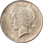 1921 Peace Dollar High Relief PCGS MS63 Nice Eye Appeal Nice Strike Nice Luster