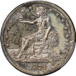 1879 Trade Dollar Proof PCGS PR63 Great Eye Appeal Strong Strike