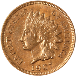 1907 Indian Cent - Cleaned