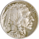 1934-D Buffalo Nickel