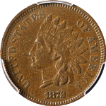 1872 Indian Cent PCGS XF45 Superb Eye Appeal Strong Strike