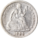 1889-P Seated Liberty Dime - Scratches