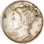 1917-S Mercury Dime