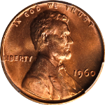 1960-P Lincoln Cent Small Date Silly Grade PCGS MS65RD Superb Eye Appeal