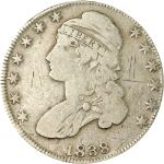 1838 Bust Half Dollar - Contemporary Copy