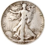 1920-S Walking Liberty Half