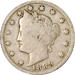 1889 Liberty V Nickel