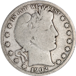 1902-S Barber Half Dollar