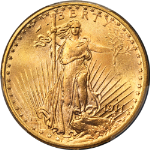 1911-S Saint-Gaudens Gold $20 PCGS MS65 Superb Eye Appeal Strong Strike