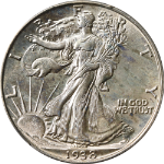 1938-P Walking Liberty Half PCGS Unc Detail Great Eye Appeal Strong Strike