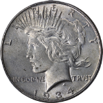 1934-P Peace Dollar PCGS MS63 Nice Strike