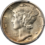 1931-D Mercury Dime PCGS MS66 FB Superb Eye Appeal Strong Strike