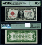 FR. 1500 $1 1928 Legal Tender A-A Block Gem PMG CU65 EPQ