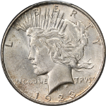 1923-D Peace Dollar PCGS MS62 Nice Eye Appeal Nice Strike