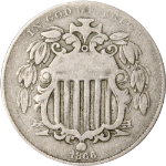 1866 Shield Nickel