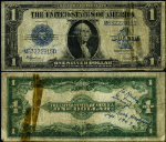 FR. 237 $1 1923 Silver Certificate Fine - Writing &amp; Tape