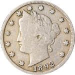 1892 Liberty V Nickel