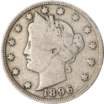 1896 Liberty V Nickel