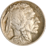 1915-D Buffalo Nickel - Scratch