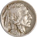 1917-D Buffalo Nickel