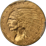 1911-D Indian Gold $2.50 Strong D PCGS MS64 Key Date Superb Eye Appeal