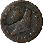 1812 Large Cent - Damaged