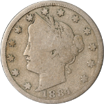 1884 Liberty V Nickel