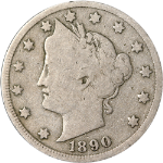 1890 Liberty V Nickel