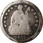 1841-O Seated Liberty Half Dime