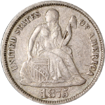 1875-P Seated Liberty Dime