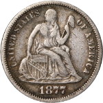 1877-P Seated Liberty Dime